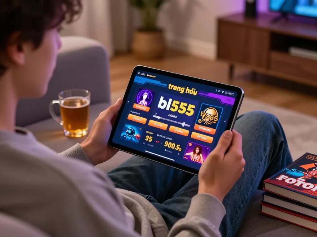 Engage with the exciting trang chủ bl555 online casino through a cozy home setup.