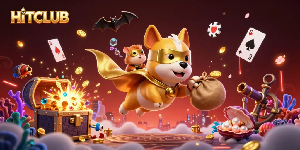 Join HITCLUB’s exciting adventures with a superhero dog and treasure galore! Experience the thrill today!
