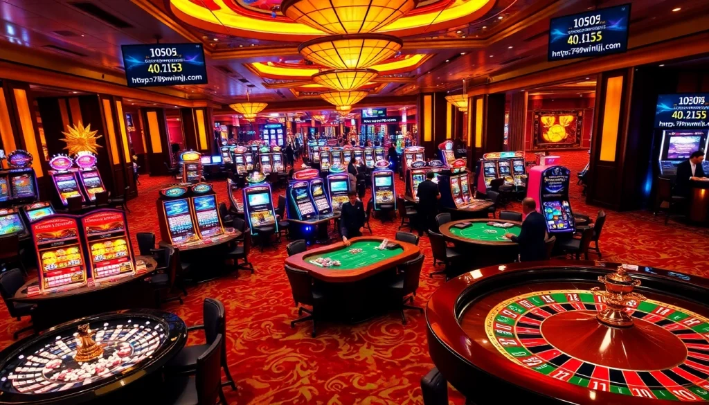 Engage in thrilling gaming at https://789winjj.com/ with vibrant casino tables and exciting slot machines.
