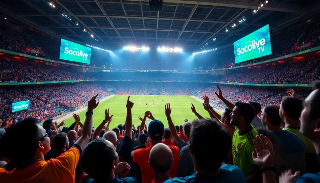 Socolive TV brings football matches to life for fans worldwide, capturing excitement and engagement.
