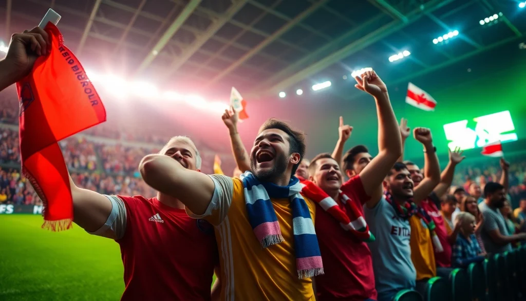 Exciting football match scene representing the vibrant experience of okwintv.zone.