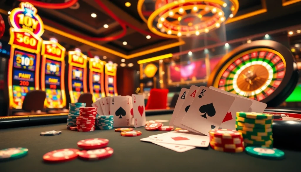 Experience the excitement at HAY 88 casino with vibrant poker tables and high-stakes gameplay.