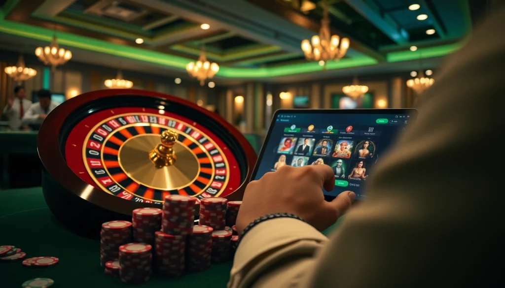 Engage with the exciting ADOBET88 login interface featuring glamorous casino elements.