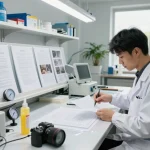 bóc ép plastic bắc giang - technician expertly recovering documents in a modern workshop